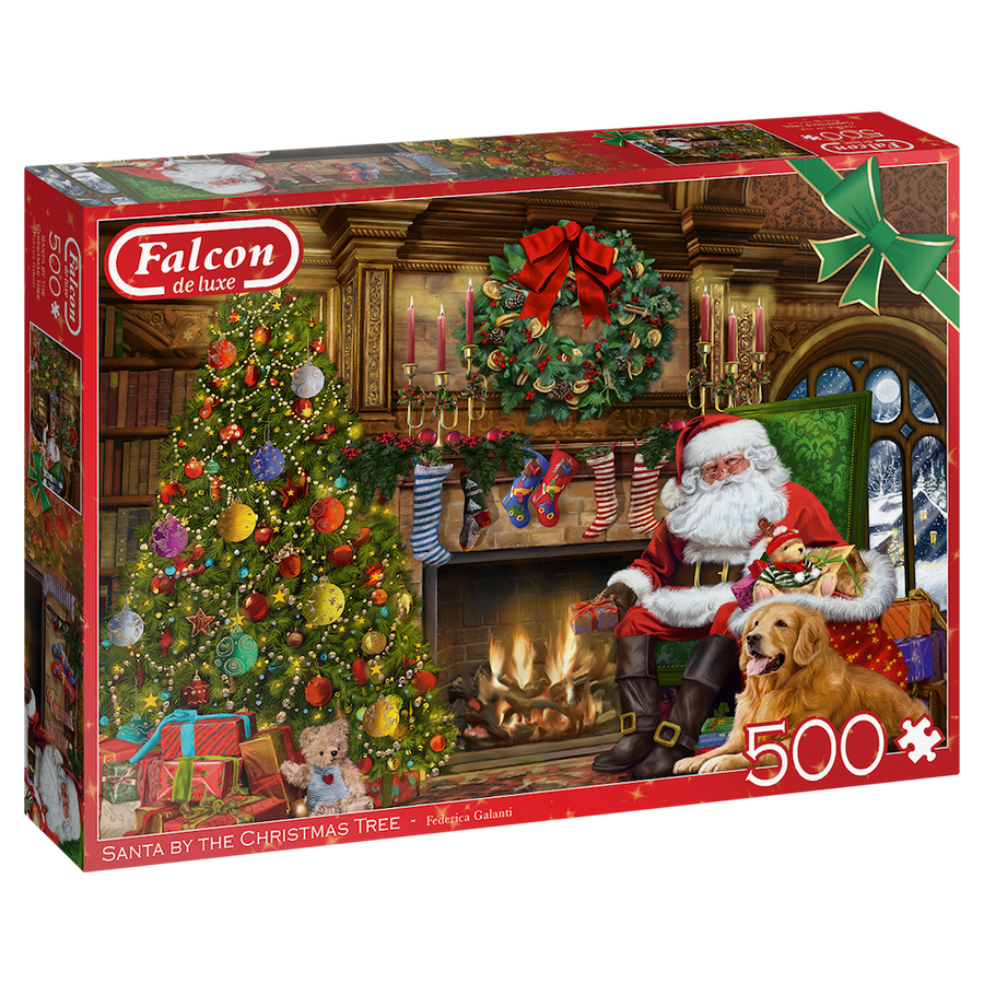 PZ500 Santa By The Xmas Tree