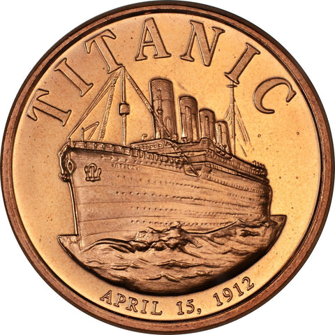1 Oz En Cuivre-Titanic