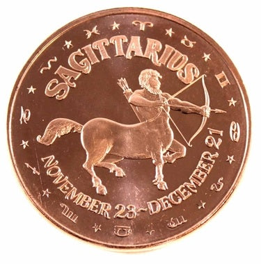 1 Oz En Cuivre-Sagittarius