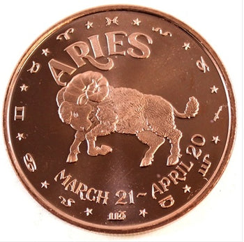 1 Oz En Cuivre-Aries