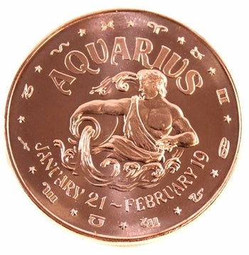 1 Oz En Cuivre-Aquarius