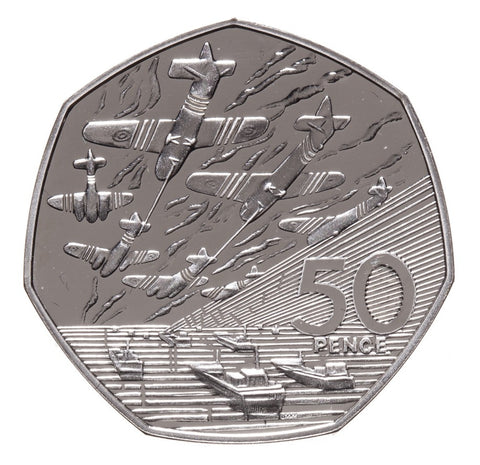 1994 50 Pence 50e D-Day