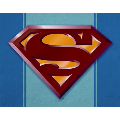 Metal Sign Superman Logo 