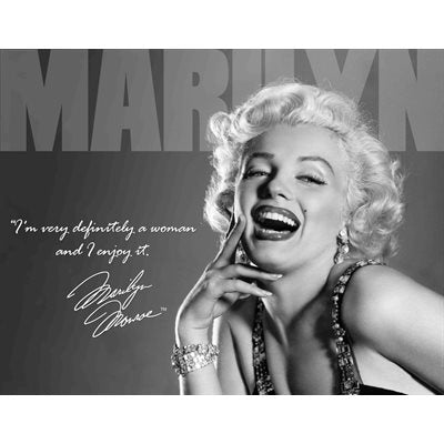 Marilyn Definit Metal Sign 
