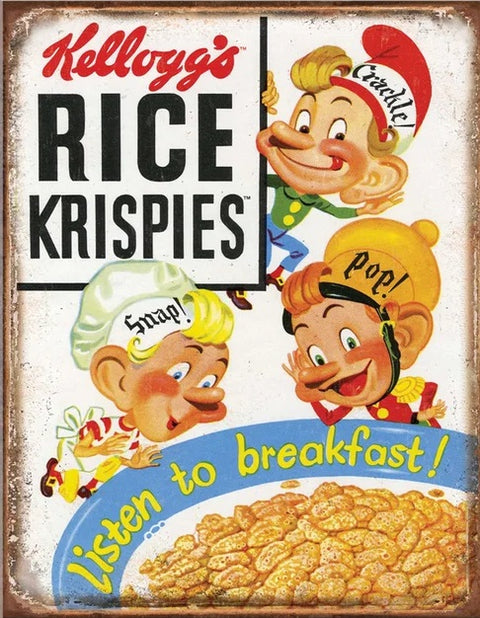 Rice Krispies Metal Sign