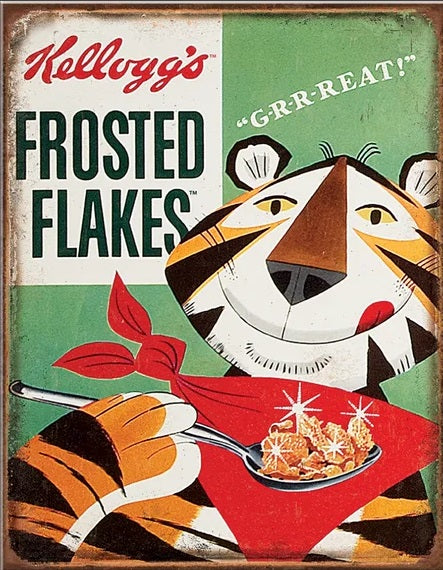 Frosted Flakes Metal Sign