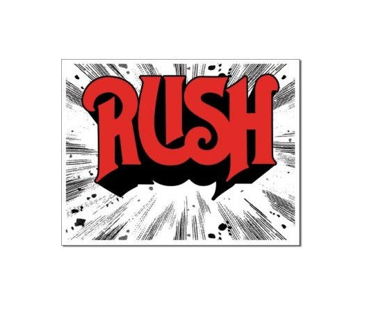 Enseigne Metal Rush