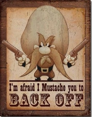 Enseigne Metal Looney Tunes Back Off
