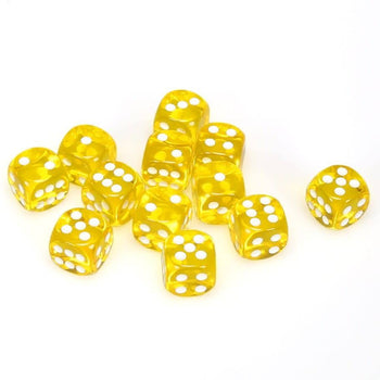 12 D6 Transparent Jaune