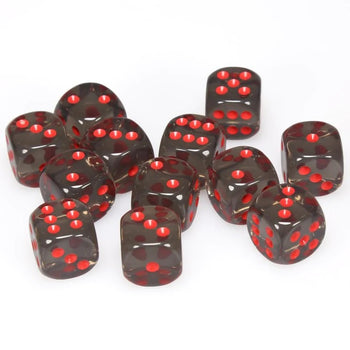 12 D6 Transparent Fumee/Rouge