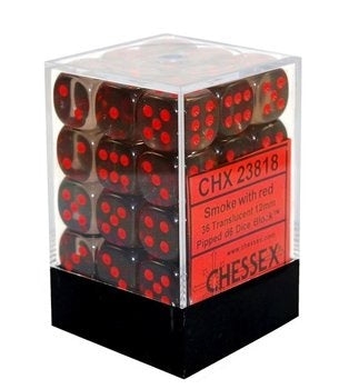 36 D6 Transparent Fumee/Rouge