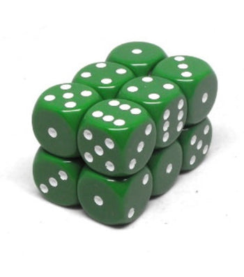 12 D6 Opaque Vert