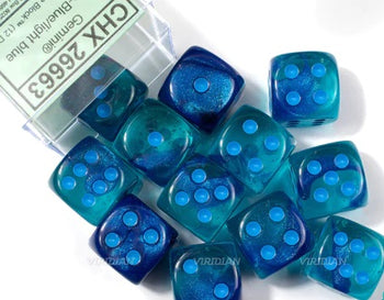 12 D6 Gemini Bleu/Bleu Luminar