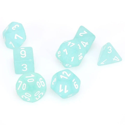 7D Frosted Teal/White