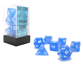 7D Givré Bleu/Blanc