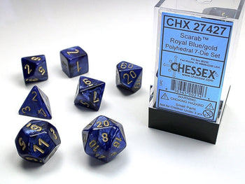 7D Scarab Bleu Royal/Or