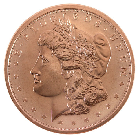 2 Oz Copper-Morgan Dollar