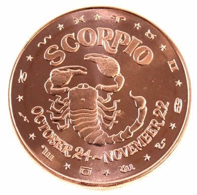 1 Oz En Cuivre-Scorpio