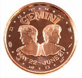 1 Oz En Cuivre-Gemini