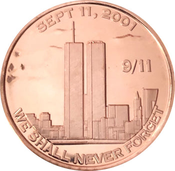 1 Oz En Cuivre-Sept.11.2001