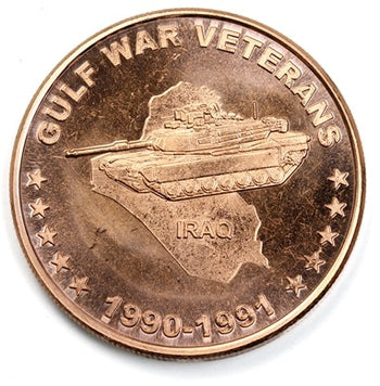 1 Oz En Cuivre-Gulf War Veteran