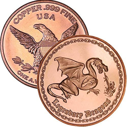 1 Oz Copper-Dragon