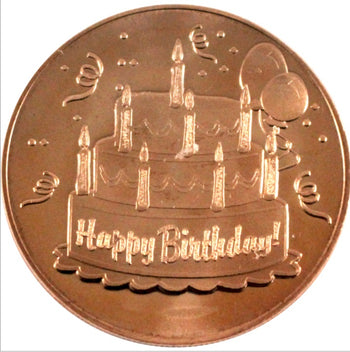 1 Oz En Cuivre-Happy Birthday