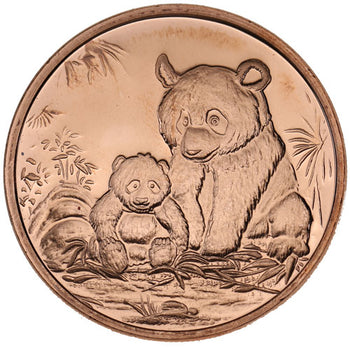 1 Oz En Cuivre-Panda