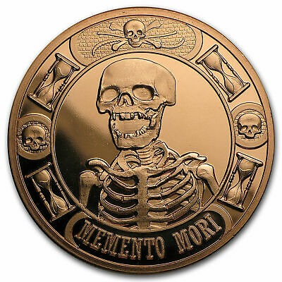 1 Oz Copper-Memento Mori