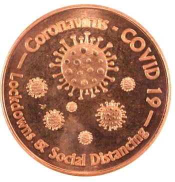 1 Oz En Cuivre-Coronavirus