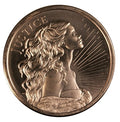 1 Oz En Cuivre-Justice