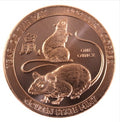 1 Oz En Cuivre-Year Of The Rat