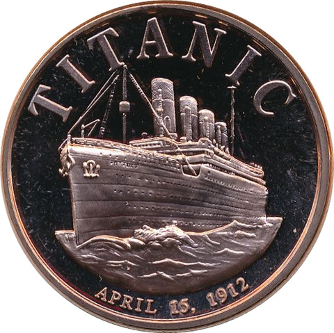1Oz En Cuivre-Titanic