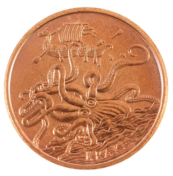 1 Oz En Cuivre-Kraken