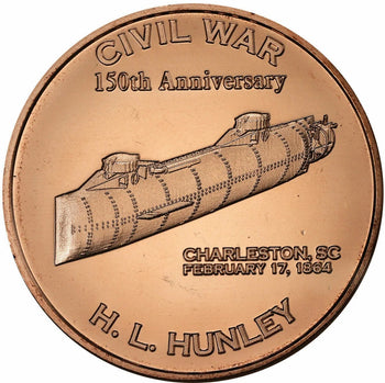 1 Oz En Cuivre-Civil War Hunley