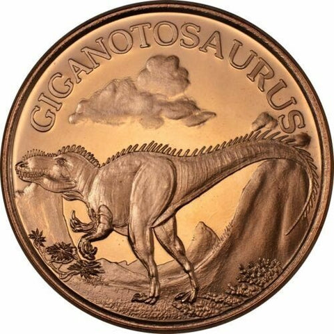 1 Oz Copper-Giganotosaurus