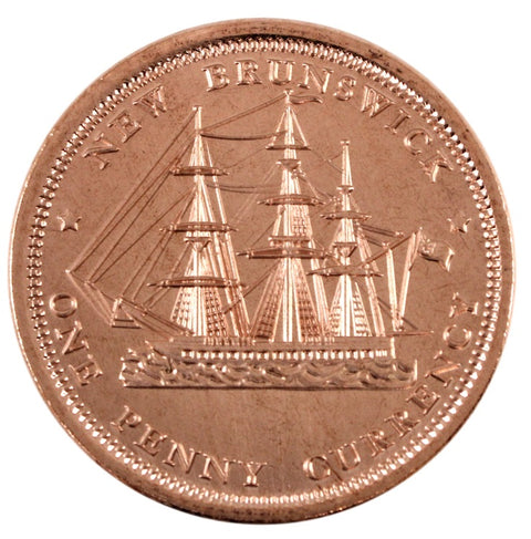 1 Oz En Cuivre-New Brunswick One Penny