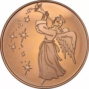 1 Oz En Cuivre-Christmas Angel