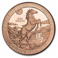 1 Oz Copper-Year Of The Horse