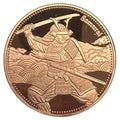 1 Oz En Cuivre-Samurai