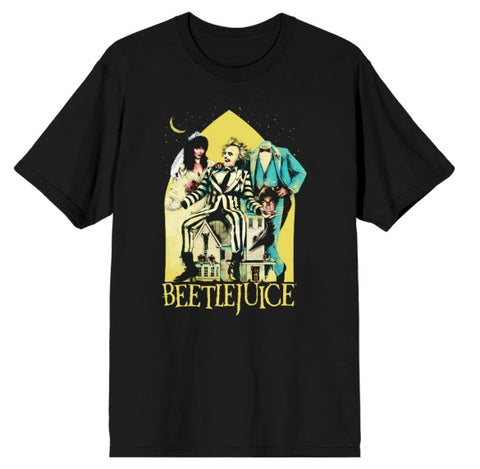 Beetlejuice Stars &amp; Moon Large T-Shirt