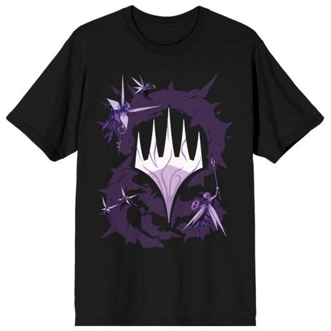 T-Shirt MTG Fairy Black Large