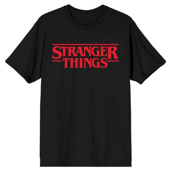 T-Shirt Strangers Things Logo Large