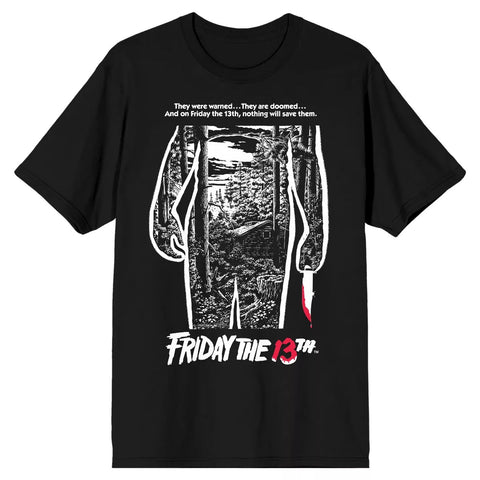 Friday 13Th They Were Warned T-Shirt Large