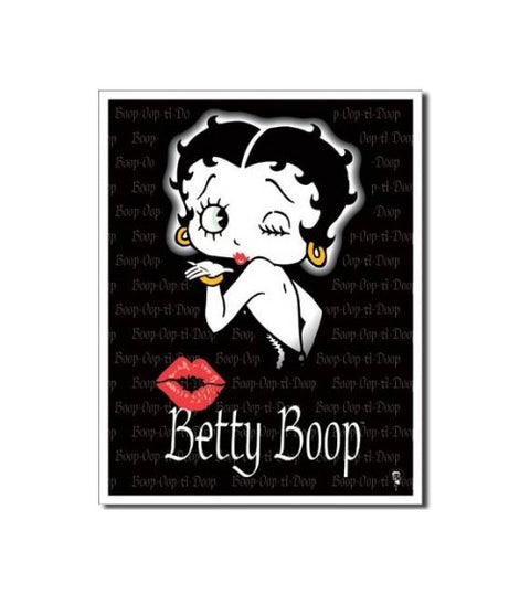 Enseigne Metal Betty Boo