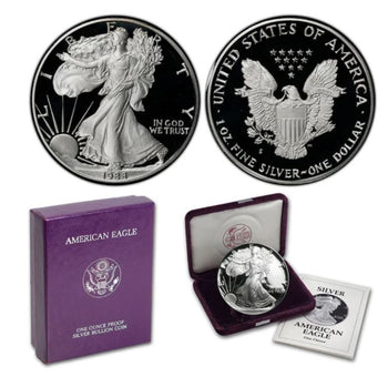 1988 1 Once Argent American Eagle Proof