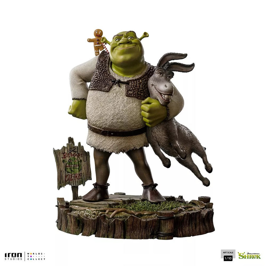 Iron Studios Shrek, Donkey & The Gingerbread Man
