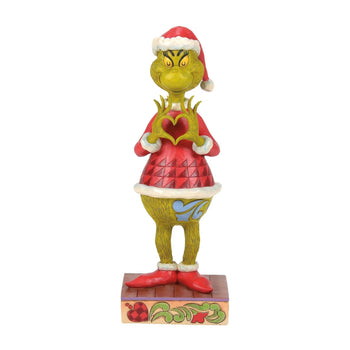 Jim Shore Grinch Avec Les Mains En Coeur