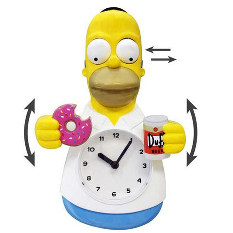 Homer Simpson 3D Motion Clock