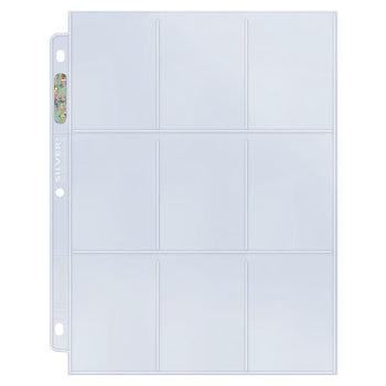 Ultra Pro 9 Pochette Silver Paquet De 25